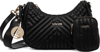 Liu Jo quilted charm satchel - Black