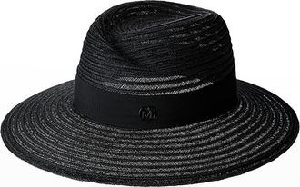 Maison Michel Virginie Straw Fedora Hat