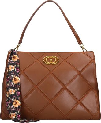 La Carrie Cnosso Shopper Bag - Dames - Schoudertassen - Bruin - ONE Size - Leer - Tassen
