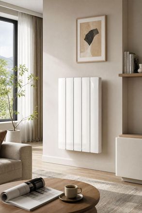 Living and Home 1000W Electric Ceramic Core Radiator with WIFI and Timer White
