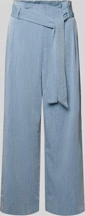 Only Regular Fit Bundfaltenhose aus Viskose-Mix Modell MARSA in Rauchblau, Gr&ouml;&szlig;e XL