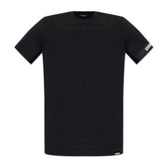 Dsquared2 T-Shirts, male, Black, Size: XL Underwear T-shirt with a round neckline