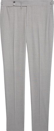Isaia Casalnuovo Wool Trousers in Grey at Nordstrom, Size 56
