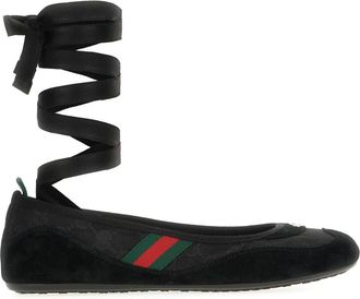 Gucci Ballerinas, female, Black, Size: 10 US Shift Ballerina