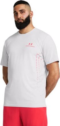 Under Armour Mens Vanish Energy Graphic Short Sleeve - Halo Gray/Racer Red/Racer Red Size 3XL