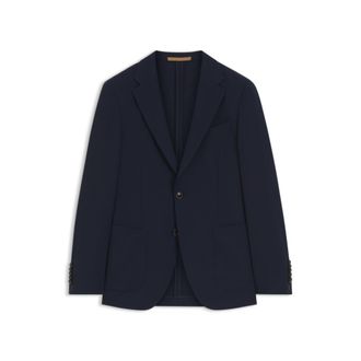 BOSS Slim-fit suit jacket in virgin wool and silk