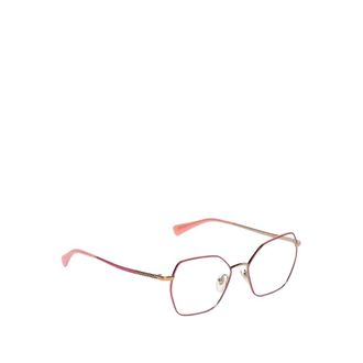 Vogue Glasses, female, Pink, 51 MM, Octagon Metal Frames