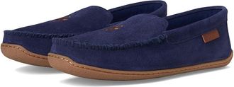 Polo Ralph Lauren Brenan Moc Slippers Mens Slippers Navy/Red : 11 M, Leather/Suede