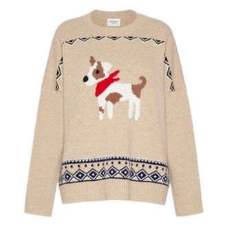 Max Mara Truien & Vesten, Dames, Beige, XS, Wol, Pavidi Jumper