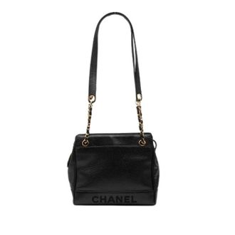 Chanel Pre-owned Shoulder Bags, female, Black, Size: ONE SIZE Pre-owned Vintage Leather Shoulder Bag