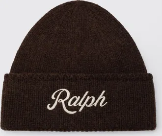 Polo Ralph Lauren Beanie in lana a maglia con risvolto e logo ricamato