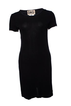 Dolce & Gabbana Dolce & Gabbana, zwarte stretchjurk