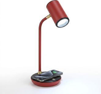 Brightech Ezra Red Table Lamp