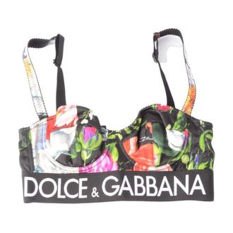 Dolce & Gabbana Flowers Bra - female - Dolce & Gabbana - Bras - Multicolor - S - Underwear