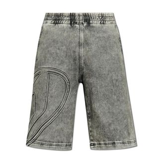 Diesel Denim Shorts, male, Gray, Size: L D-Enny-S Track Shorts