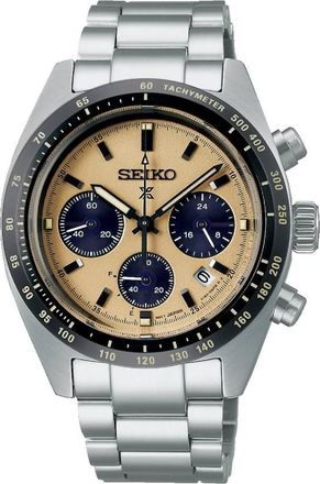 Seiko Prospex Eco-Drive Chronograph Beige Dial Mens Watch SSC817P1