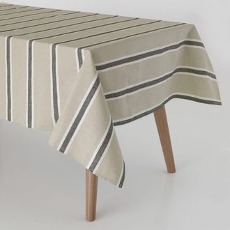 Happy Friday Mantel 100% algod&oacute;n beige 140x350 cm