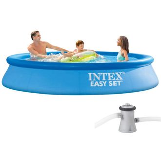 Intex Piscina De Expansi&oacute;n Para Jard&iacute;n Con Bomba E Interruptor Diferencial Easy Set 305x61 Cm Intex 28118 Gn