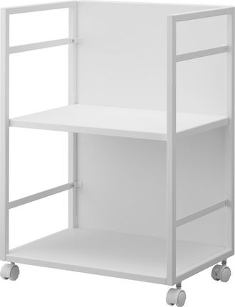 Yamazaki Tableware Two Tier Hideaway Storage Cart in White at Nordstrom