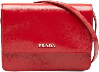Prada Pre-owned Prada Saffiano Vernice Crossbody Ladies W6X59MRFK7FAYVCV
