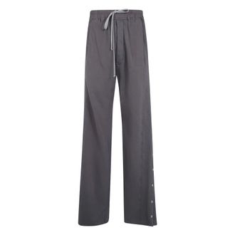 Rick Owens Broeken, Heren, Grijs, M, Wide Broeken