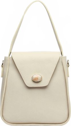 Florez jeans Womens Alexander Shoulder Bag In Ivory