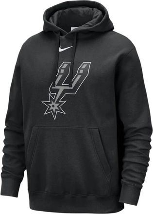 Nike San Antonio Spurs Club Pullover Hoodie - Heren - Sportshirts - Zwart - XL - Katoen - Fitness