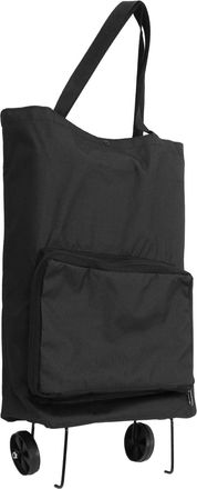 Cabilock DOITOOL Portable Foldable Shopping Bag with Wheels and Handle, Lightweight Large Capacity Reusable Grocery Trolley Tote for Travel, Picnic, and Superm