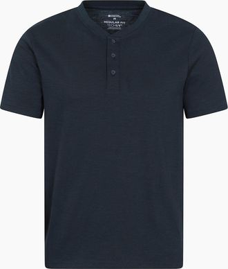 Mountain Warehouse Mens Mountain Warehouse Mens Hasst Organic T-Shirt - Navy - Size: 46