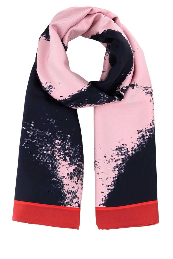 マフラー・ストール alexander mcqueen Printed twill foulard (8164333001Q 5968) Alexander McQueen Alexander Mcqueen Printed Twill Foulard