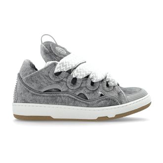 Lanvin Sneakers, female, Gray, Size: 9 US Curb Sports Shoes
