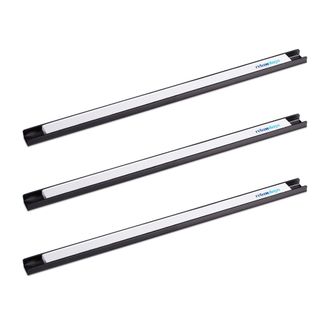 Relaxdays Relaxdays - Set De 12 Imanes Herramientas, 45 Cm De Largo, Acero, Barras Magn&eacute;ticas Cuchillos, Taller, Garaje, Negro/blanco