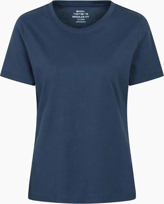 Mountain Warehouse Womens Mountain Warehouse Womens/Ladies Three Peaks Graphic Back Print T-Shirt - Navy - Size: 14
