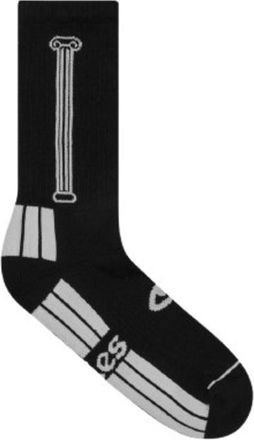Aries Mens Black Column Socks, Brand Size 41