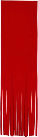 Sportmax Avocado Sjaal - Dames - Wintersjaals - Rood - ONE Size - Wol - Accessoires