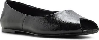 Aldo Alieiki Peep Toe Flat in Black at Nordstrom, Size 7.5