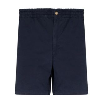 Polo Ralph Lauren Casual Shorts, male, Blue, Size: XL Prepster Stretch Twill Drawstring Shorts