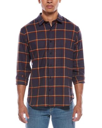 Vince Brushed Flannel Shirt