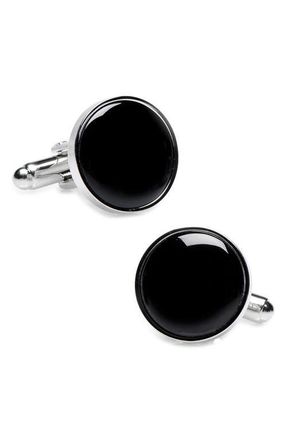 Cufflinks Inc. Round Onyx Cuff Links in Black at Nordstrom