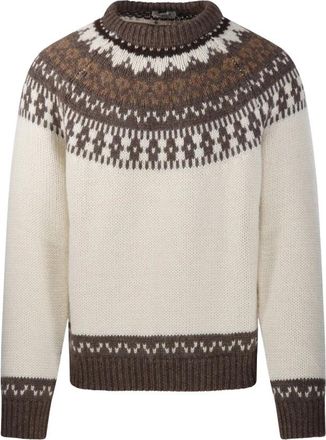 Altea Trui met ronde hals - Heren - Ronde hals truien - Beige - M - Truien & Vesten