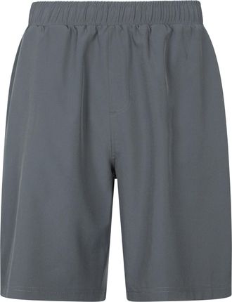 Mountain Warehouse Hurdle Mens Running Shorts - Lightweight, Quick Wick, Elastic Waistband Pants, Mesh Pockets - for Spring Summer, Cycling, Hiking, Gym Charcoal 4XL