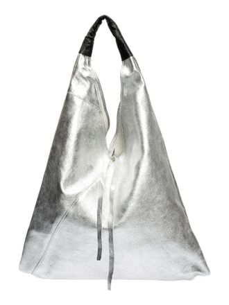 Isabella Rhea Zilver Rundleer Tas