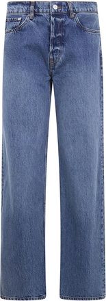Anine Bing Hugh Jean - Dames - Loose Fit Jeans - Blauw - W30 - Katoen - Jeans