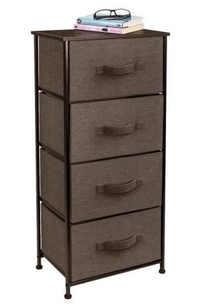 Sorbus 4-Drawer Chest Dresser in Brown at Nordstrom Rack