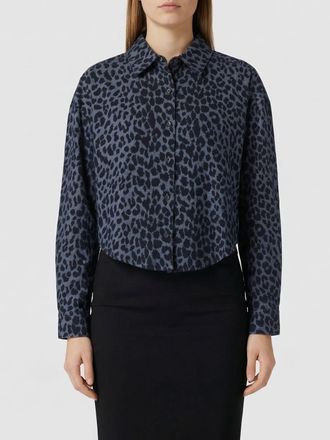 Aspesi Cotton Shirt with Animal Print