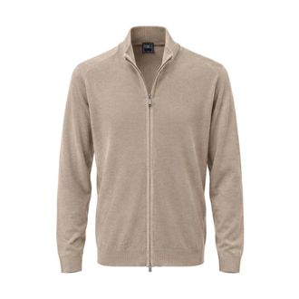 Fedeli Favonio Cardigan - Knitwear - Hombre - Beige - XL