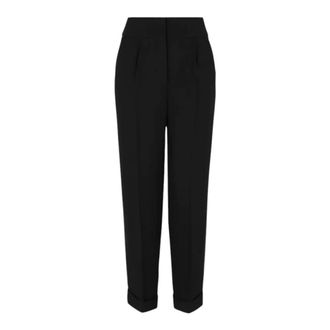 A|X Armani Exchange Straight Trousers, female, Black, Size: 2XS Pantalone