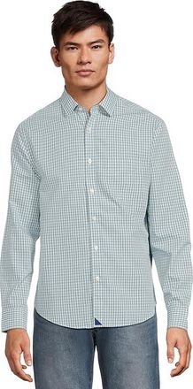 UNTUCKit Long Sleeve Wrinkle-free Lawrence Shirt Mens Clothing Mid Green : 2XL Regular Fit, Cotton
