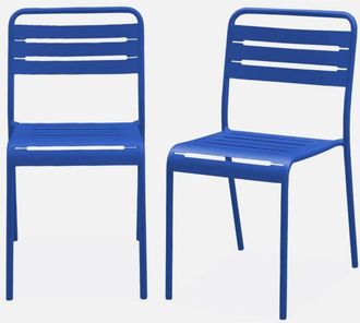 Sweeek Silla De Jard&iacute;n De Acero, Set De 2