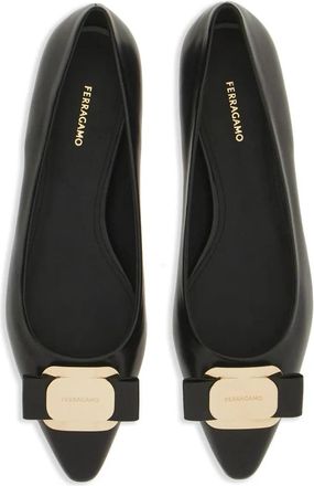 Ferragamo Ballerina Flat - Black
